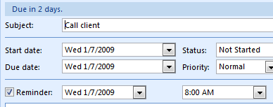 Task was also modified